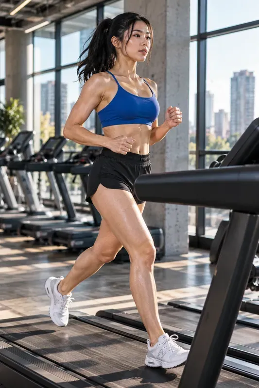 Realistic Female Fitness Photos