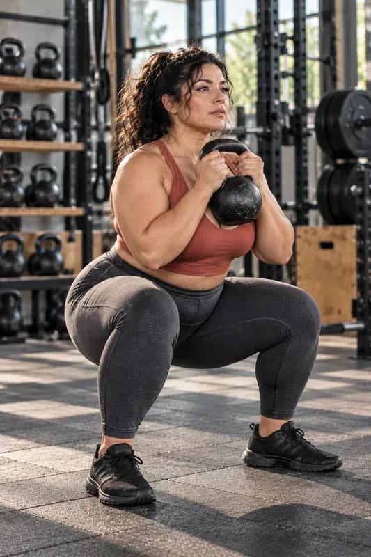 Realistic Female Fitness Photos