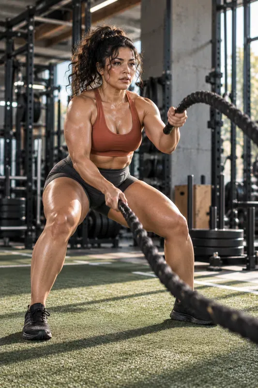 Realistic Female Fitness Photos