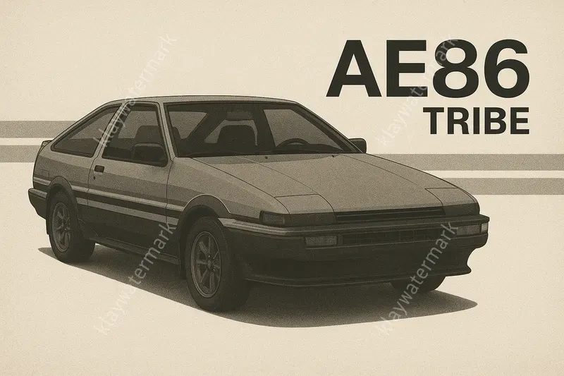 Retro Car Silhouette Banner Series