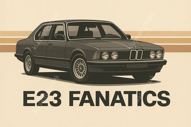 Retro Car Silhouette Banner Series