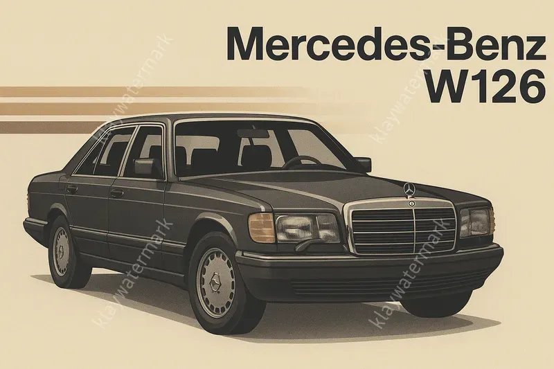 Retro Car Silhouette Banner Series