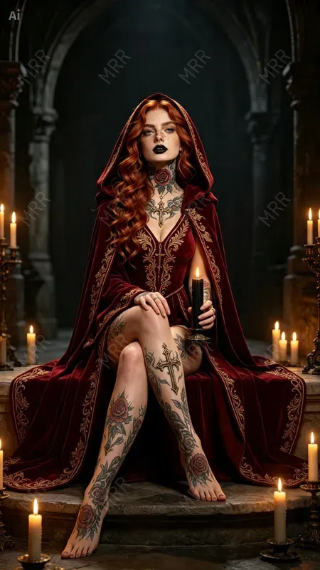 Dark Gothic Nun Portraits