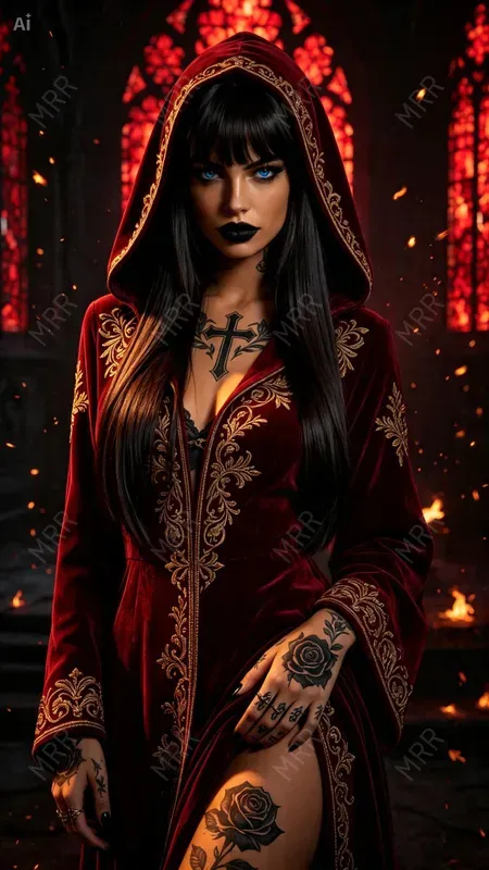 Dark Gothic Nun Portraits