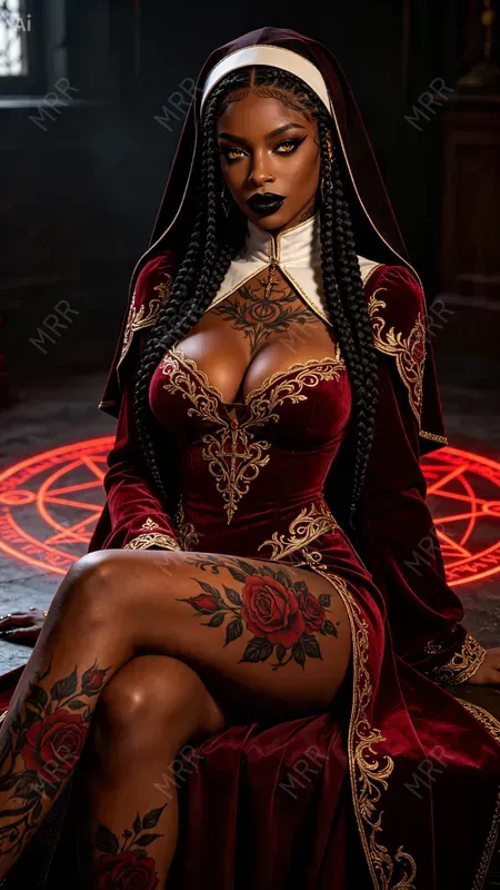 Dark Gothic Nun Portraits