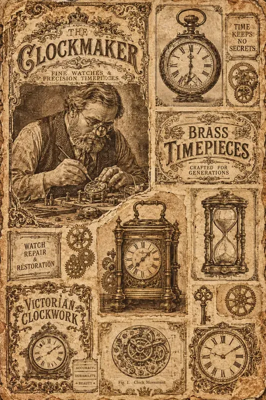 Vintage Ephemera Collages