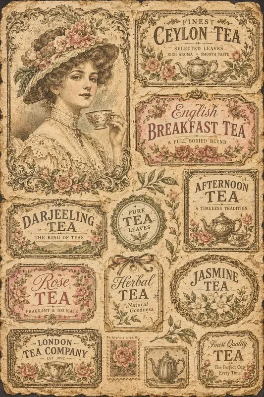 Vintage Ephemera Collages