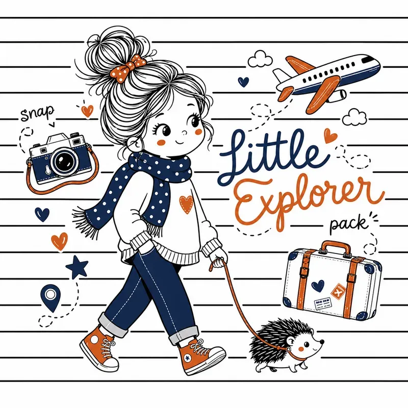 Cute Doodle Apparel Graphics