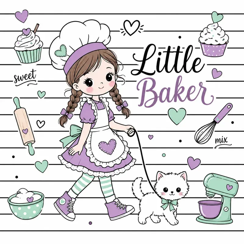 Cute Doodle Apparel Graphics