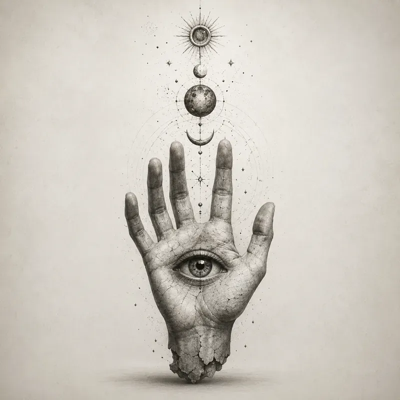Minimal Monochrome Surreal Symbolism