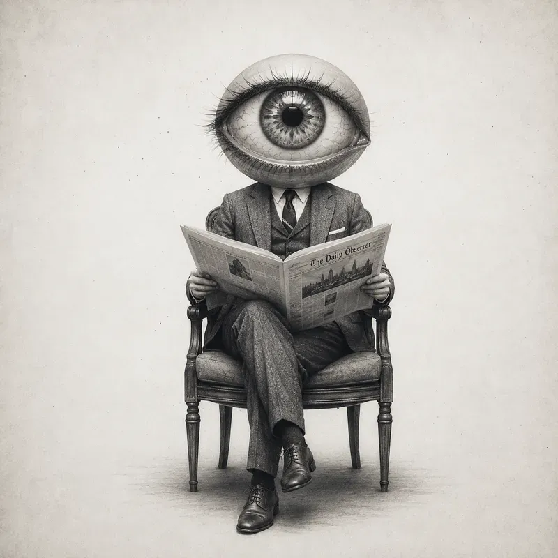 Minimal Monochrome Surreal Symbolism