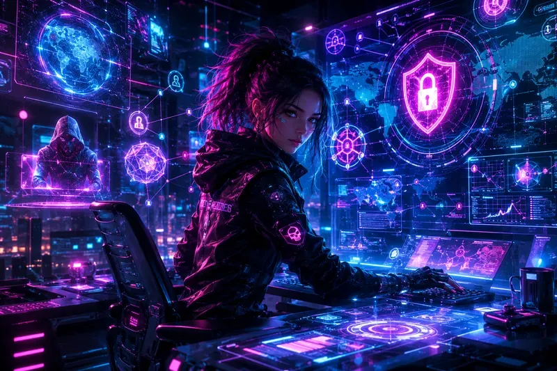Neon Cyber Workspace Collections