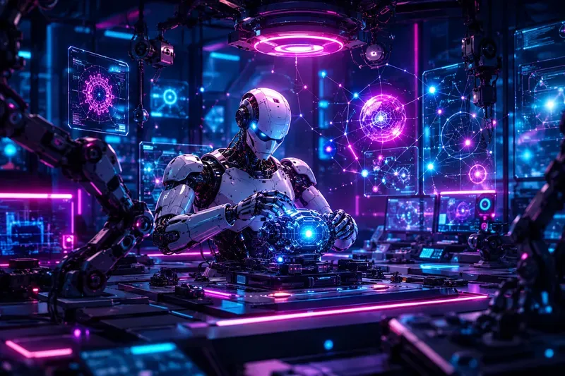 Neon Cyber Workspace Collections