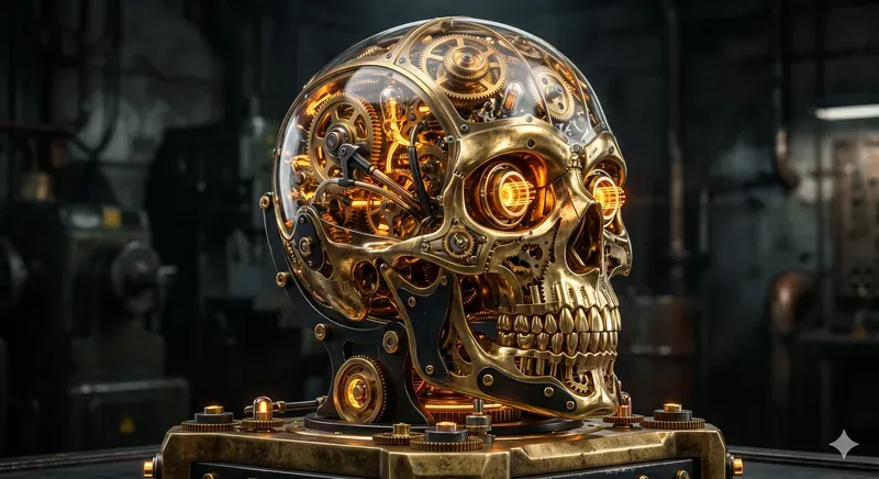 Luxury Mechanical Anatomy Golden Clockworks