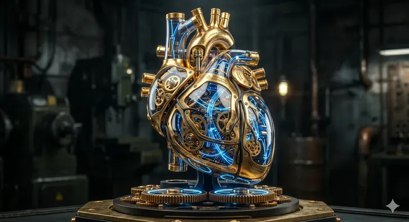 Luxury Mechanical Anatomy Golden Clockworks