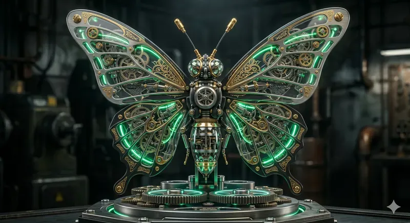 Luxury Mechanical Anatomy Golden Clockworks