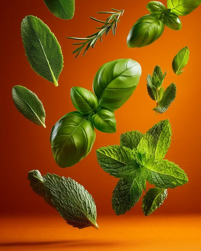 Floating Food Ingredient Generator