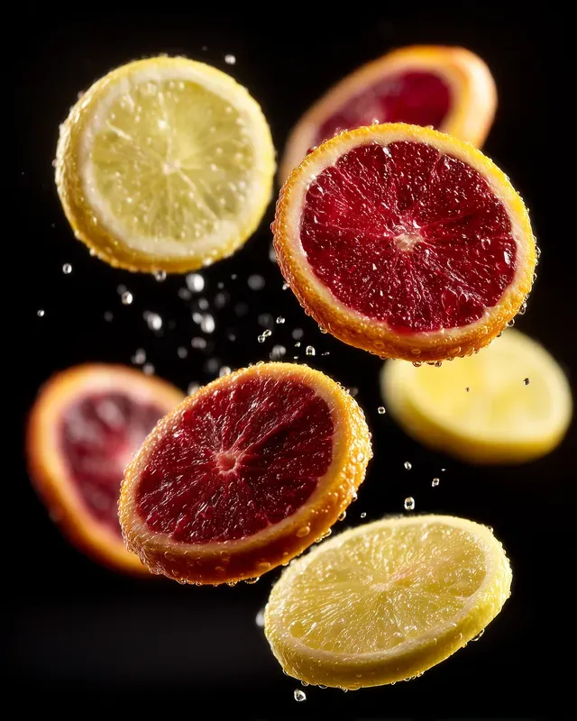 Floating Food Ingredient Generator