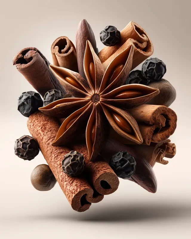 Floating Food Ingredient Generator