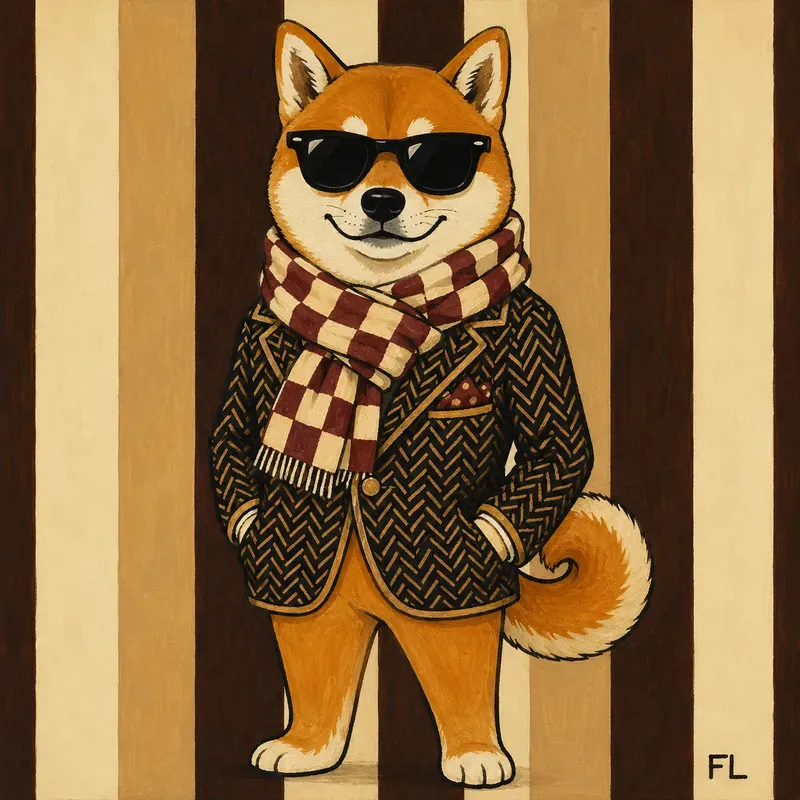 Chic Animal Gouache Portraits