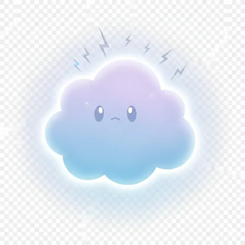 Emotion Cloud Mood Stickers