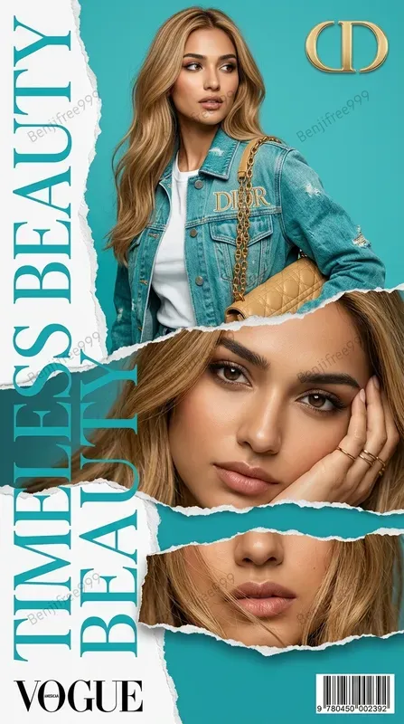 Torn Paper Vogue Magazine Covers