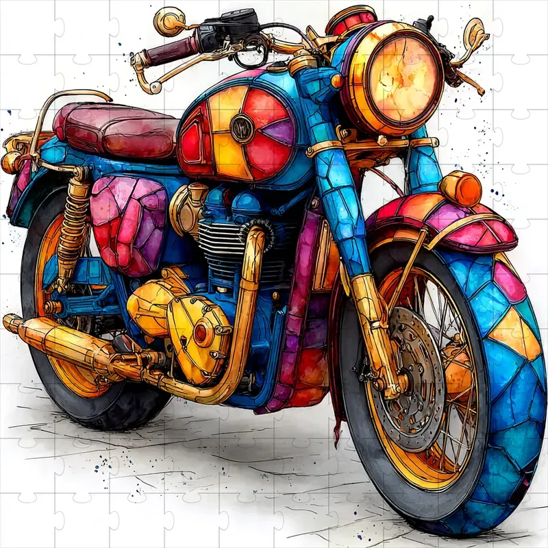 Stained Glass Watercolor Ink Whimsies