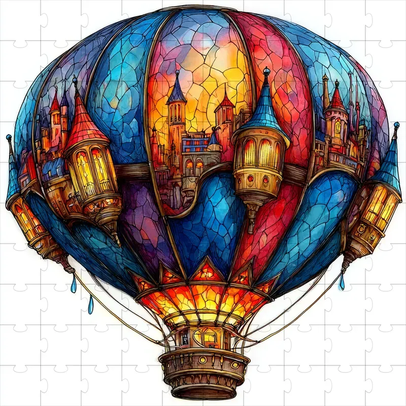 Stained Glass Watercolor Ink Whimsies