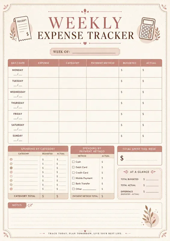 Etsy Budget Planner Kits