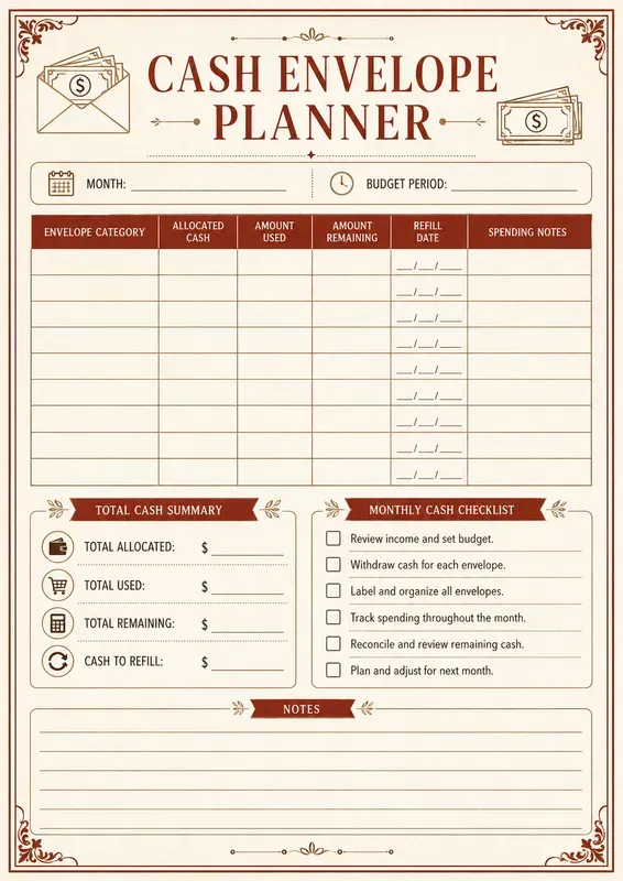 Etsy Budget Planner Kits