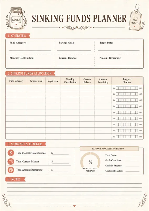 Etsy Budget Planner Kits