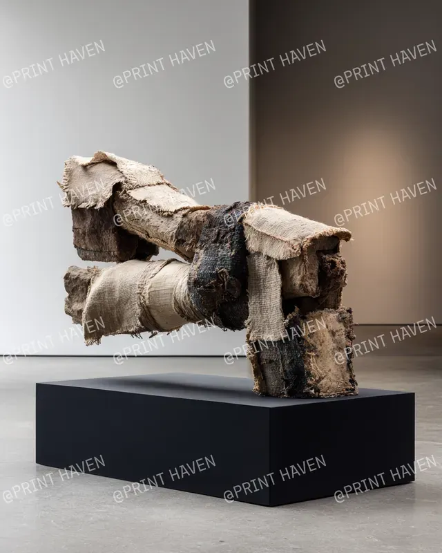 Primitive Rag Art Sculptures
