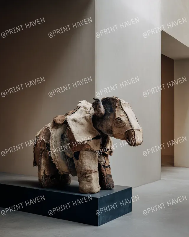 Primitive Rag Art Sculptures