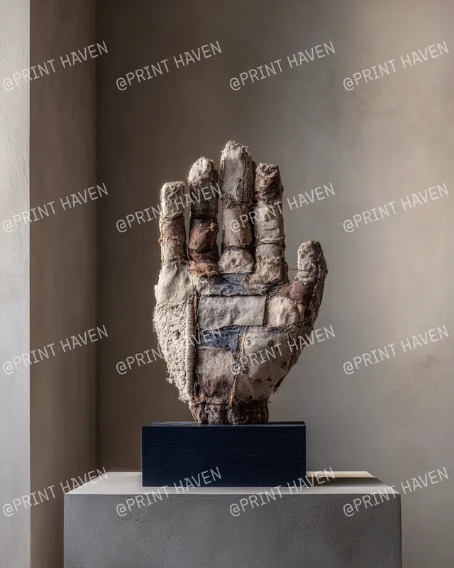 Primitive Rag Art Sculptures