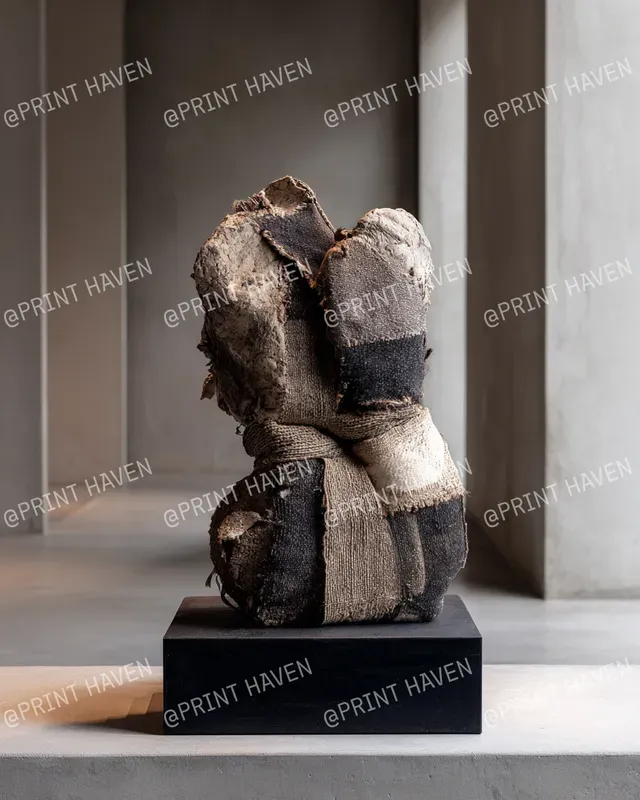Primitive Rag Art Sculptures
