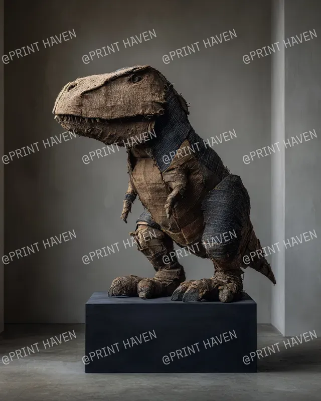 Primitive Rag Art Sculptures