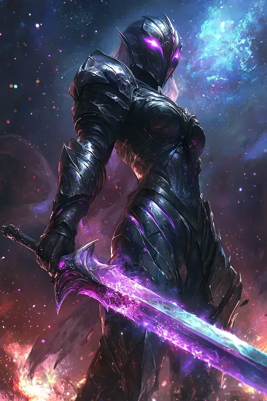 Epic Fantasy Void Knight Portraits