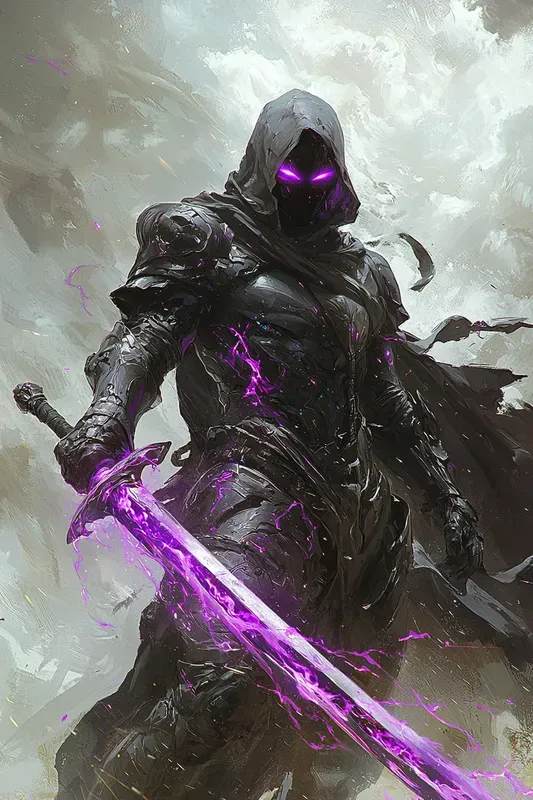 Epic Fantasy Void Knight Portraits