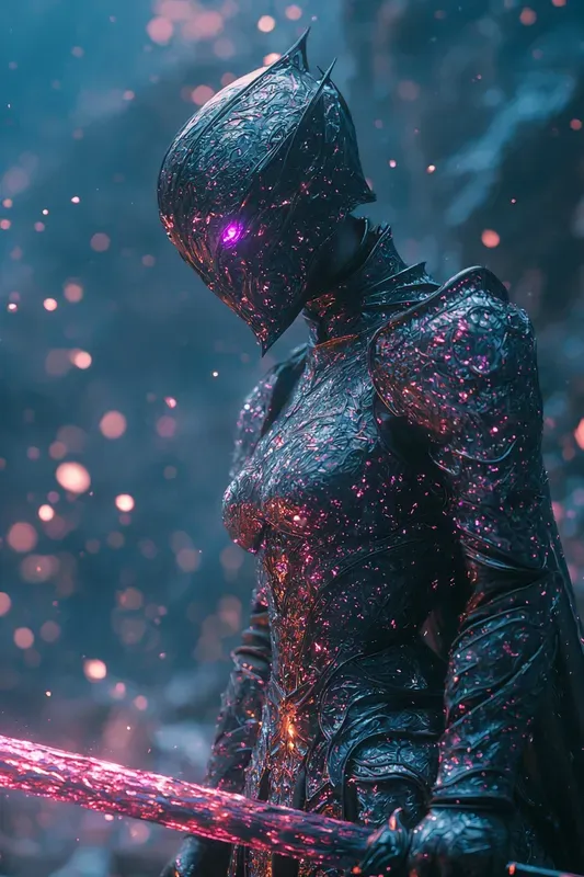 Epic Fantasy Void Knight Portraits