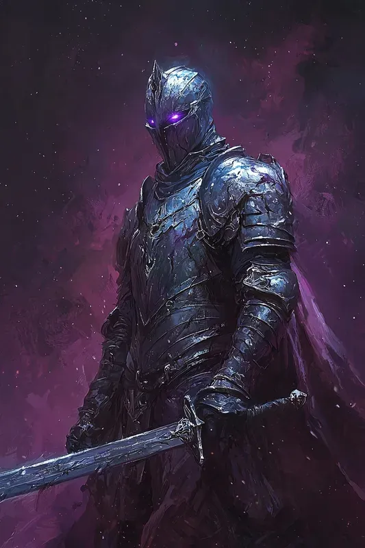 Epic Fantasy Void Knight Portraits