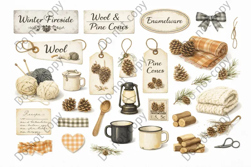 Farmhouse Junk Journal Sticker Sheets