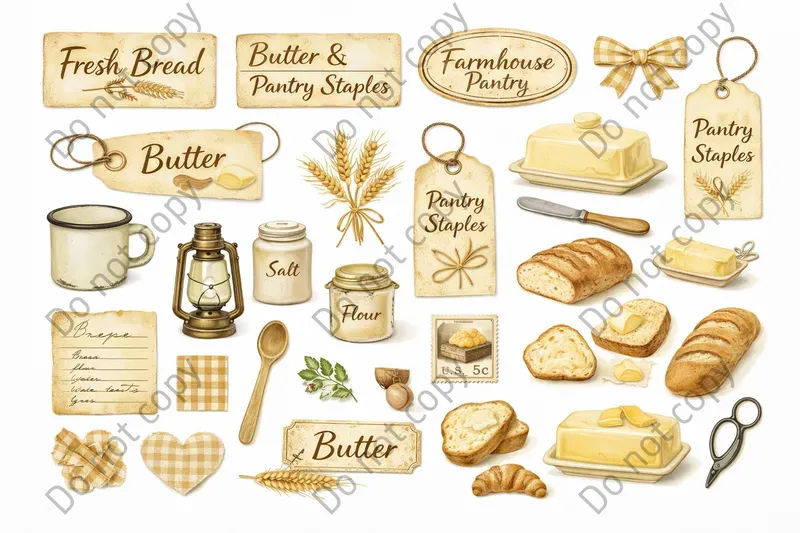 Farmhouse Junk Journal Sticker Sheets
