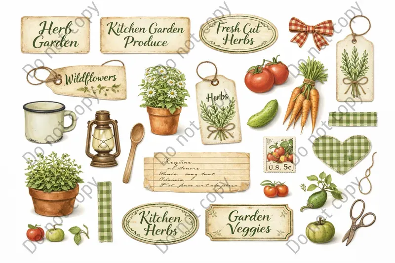Farmhouse Junk Journal Sticker Sheets