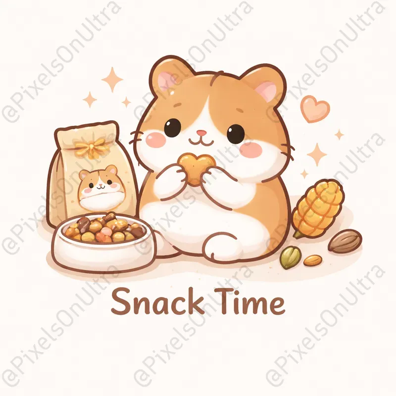 Cute Pet Care Routine Icons