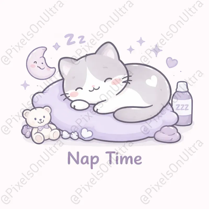 Cute Pet Care Routine Icons