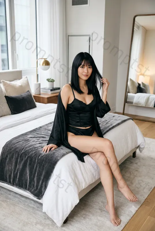 Realistic Girls In Lingerie Portraits