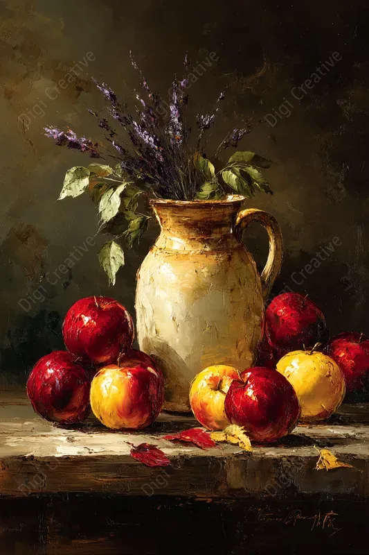 Luxury Dining Impasto Still Lifes