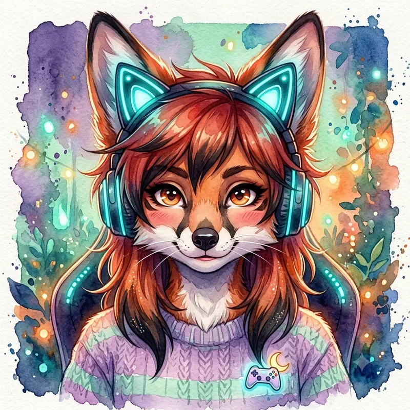Aesthetic Kawaii Gamer Avatars Twitch Art