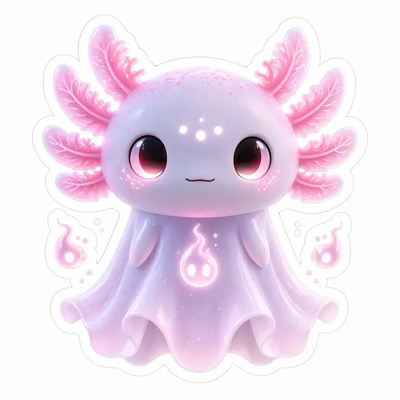 3D Ghost Animal Icon Twitch Emotes