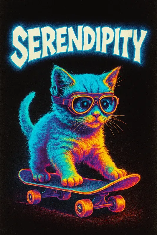 Retro 80s Neon Glow Posters